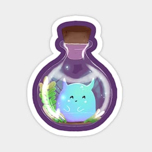 monster in the bottle Magnet