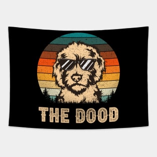 Retro Dood Vintage Goldendoodle Gift Tapestry