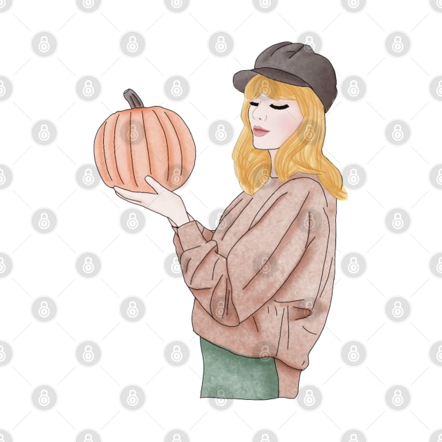 Pumpkin girl (4) by piscoletters