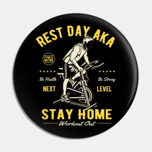 Rest Day  Stay Home Workout Out fitness motivation Pin