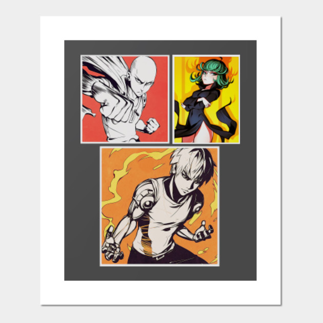 One Punch Man One Punch Man Posters And Art Prints Teepublic