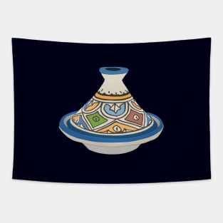 Tajine Hand Drawn - Tagine - طاجين Tapestry