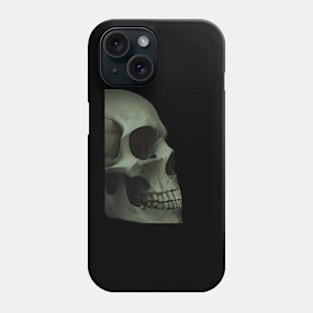 Resting skull face Phone Case