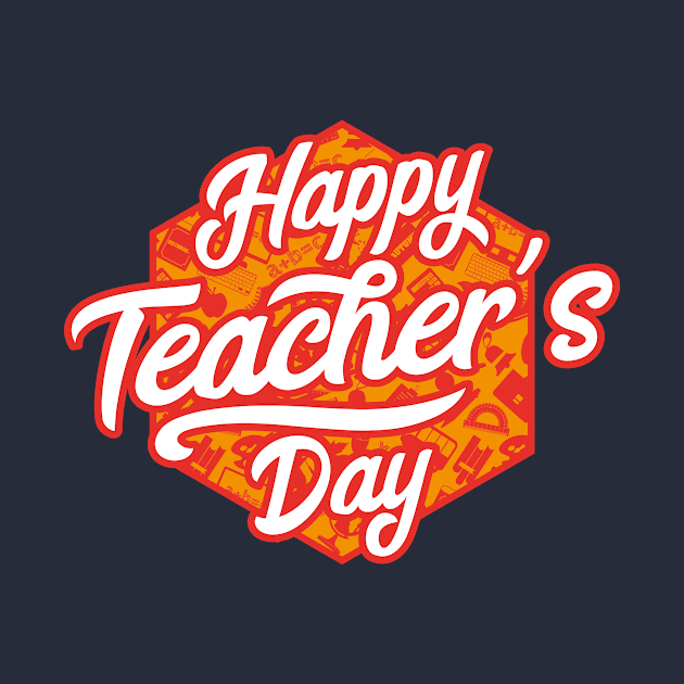 Happy Teacher's Day Logo by bluerockproducts