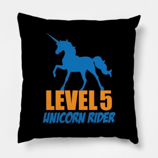 Level 5 Unicorn Rider Pillow