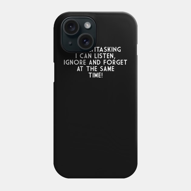 Adhd-Funny-Quotes Phone Case by Quincey Abstract Designs