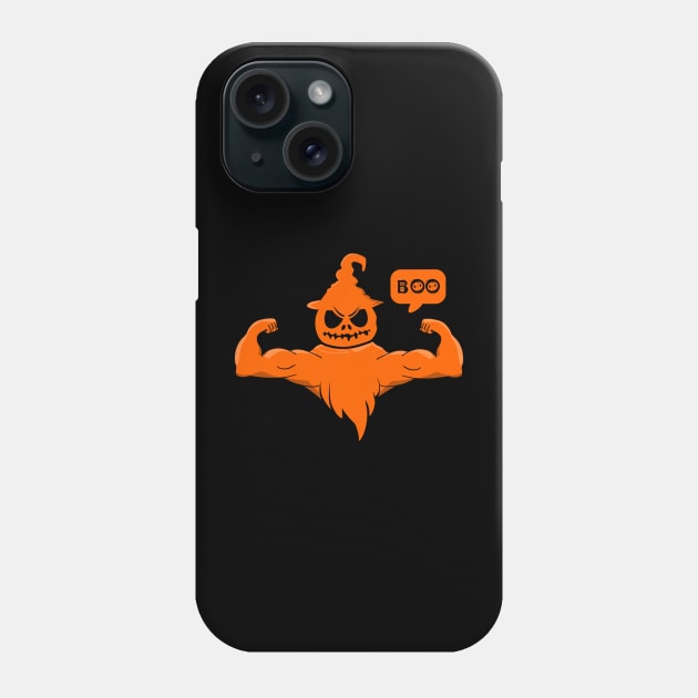 Halloween Muscle Man Gym Phone Case by TamannasArt