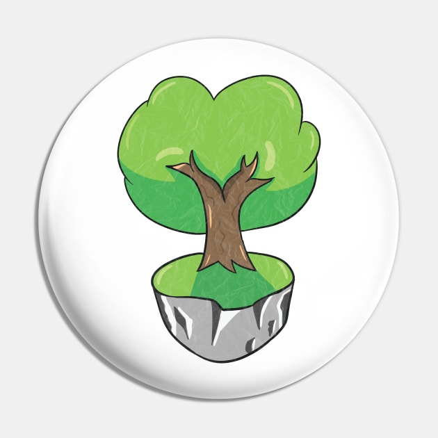 Vintage Tree #teamtrees Design Pin by Kidrock96