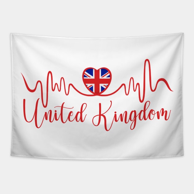 united kingdom Tapestry by mamabirds