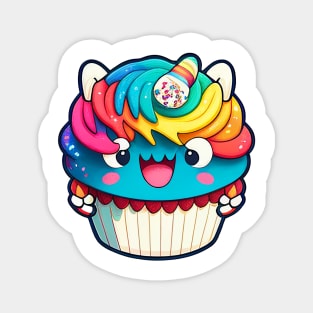 Cupcake Monster Magnet