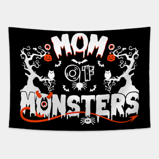 Mom of Monsters-Halloweenshirt Tapestry