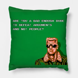 Bad Dudes Discuss Pillow
