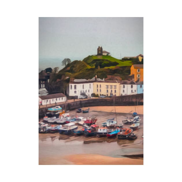 Tenby Harbour Pastel by NikkiBear67