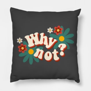 Why Not? Pillow