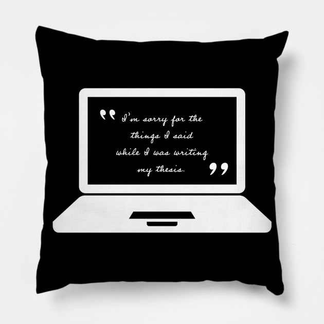 Graduate Student Pillow by payme