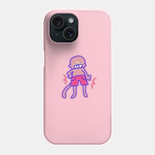 Pink Shorts Monkey Phone Case