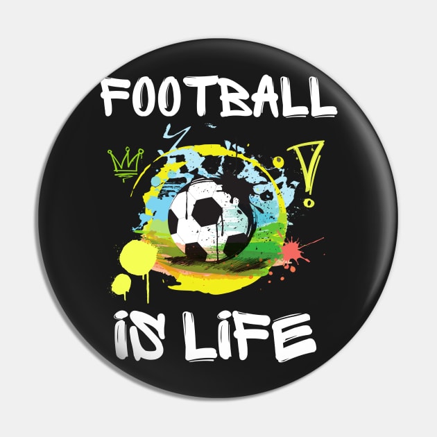 Football is life by Coach Lasso Pin by Prossori