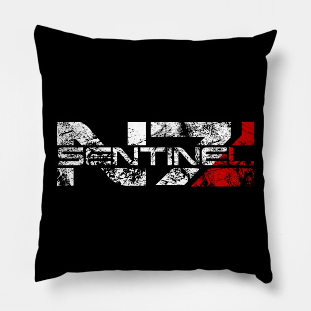 ME Sentinel Pillow by Draygin82