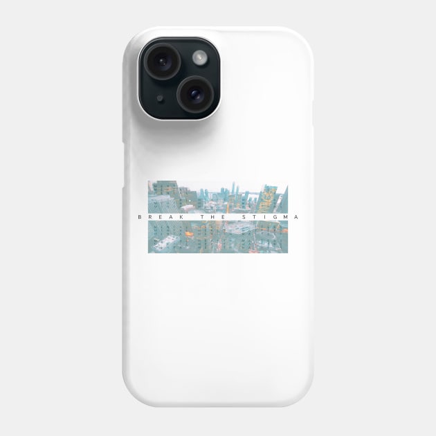 Break the Stigma - Mental Health Matters (Version 1) Phone Case by Jack Schlaack Design