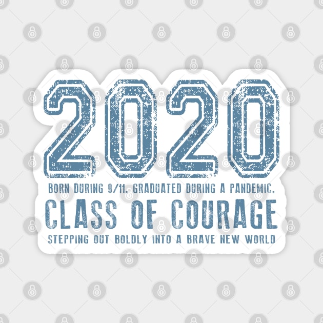 2020 Class of Courage - Blue Magnet by Jitterfly