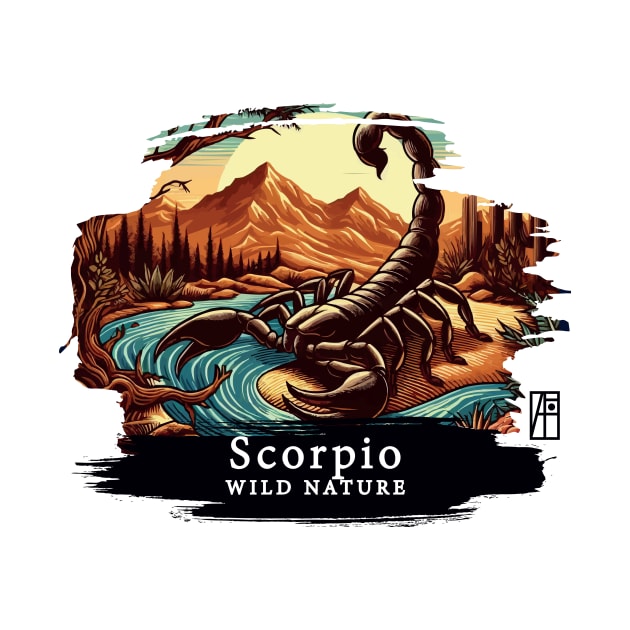 Scorpio - WILD NATURE - SCORPIO -2 by ArtProjectShop