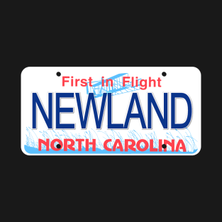 Newland North Carolina License Plate T-Shirt