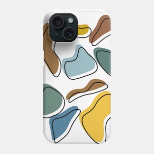 Abstract Soft Colorful Shapes Phone Case