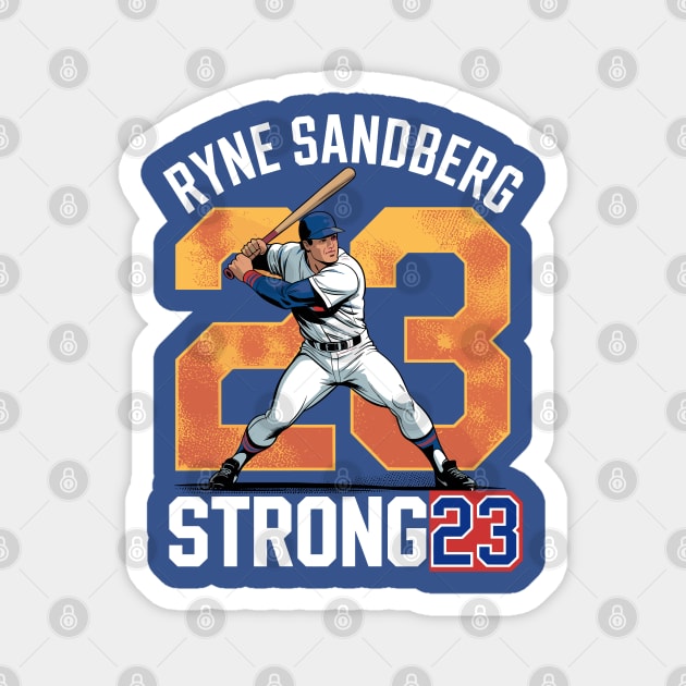 Forever 23 Shirt Ryne Sandberg Shirts FO23VER shirt Chicago Cubs Hall of Fame Strong Magnet by celestial_artworks