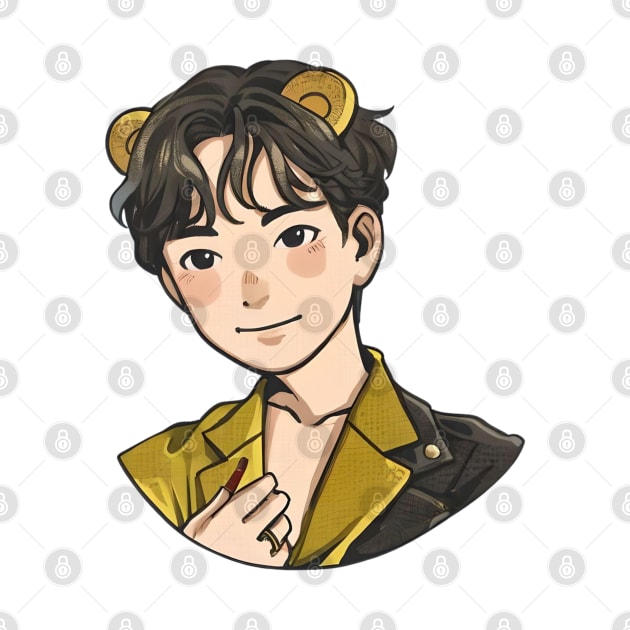 Astro Cha Eunwoo Anime by yaheloma