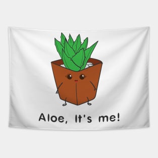 Aloe Plant Pun Tapestry