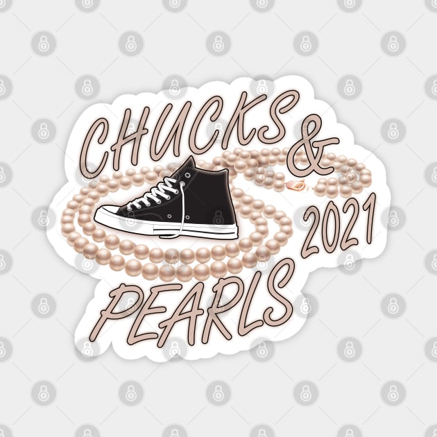 Chucks And Pearls 2021 Magnet by ZenCloak