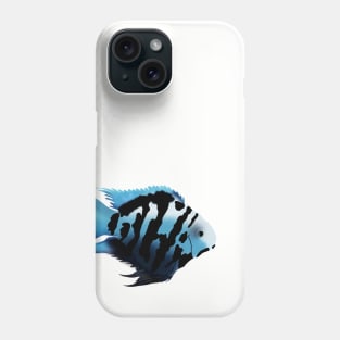 Polar Blue Cichlid Fish Phone Case