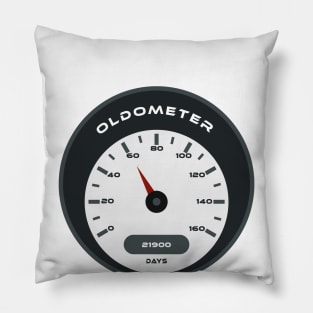60th birthday oldometer Pillow
