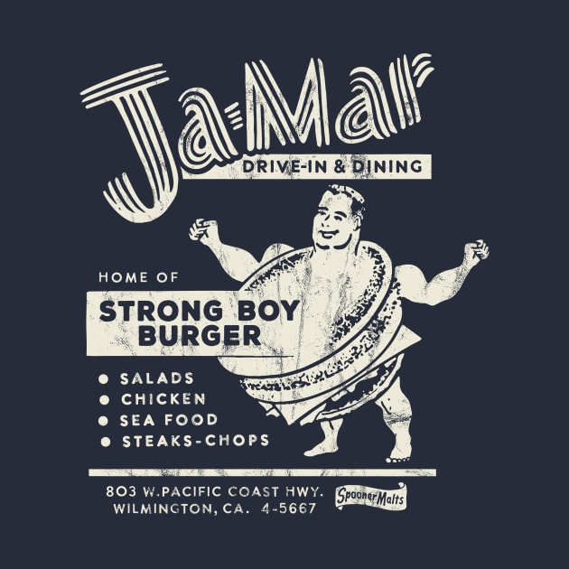 Ja-Mar Strong Boy Burger by Teephemera