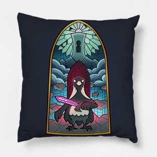 The Foretold Crow Pillow