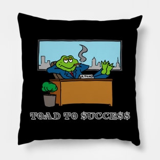 Toad To Success Pillow