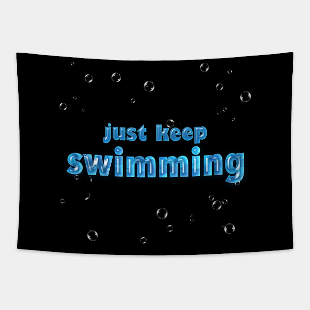 Just keep swimming Tapestry by SirTeealot