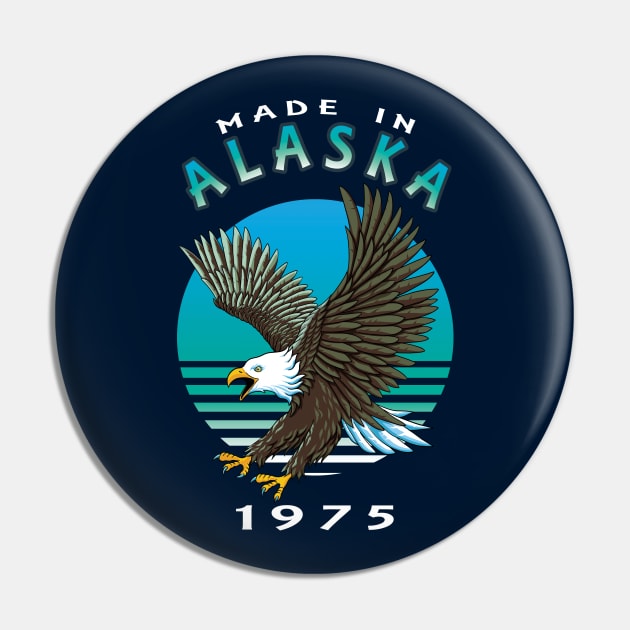 Flying Eagle - Made In Alaska 1975 Pin by TMBTM