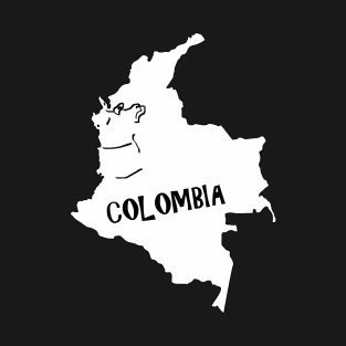 A funny map of Colombia T-Shirt