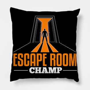 Cool escape room saying design Pillow