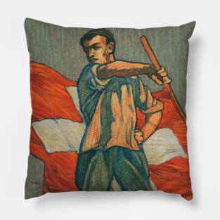 Switzerland Schweiz Vintage Patriotic Pillow