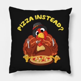 Funny Thanksgiving Pizza Instead Pillow