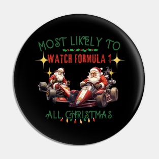 Most likely to watch formula 1, Grand Prix, f1, USA christmas time Pin