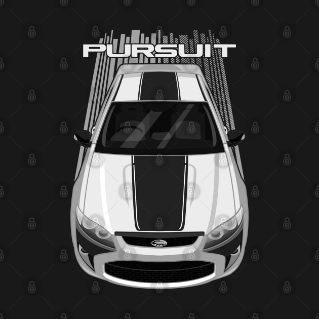 Ford FPV Pursuit UTE - White - Black Stripe by V8social