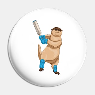 Otter Cricket Cricket bat Pin