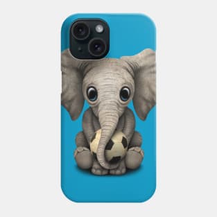 Cute Baby Elephant With Football Soccer Ball Phone Case