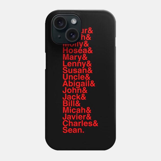 Red Dead Redemption 2 Dutch's Gang Phone Case by foozler