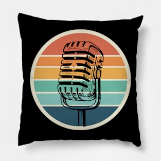 Microphone - retro Pillow