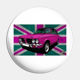 Geo3Doodles Triumph Dolomite Sprint Doodle Pin