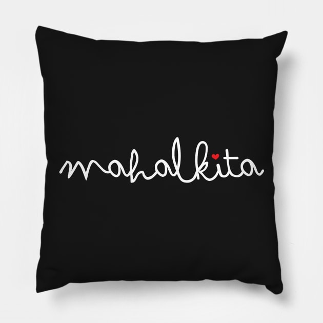 Filipino Tagalog I Love You Mahal Kita Pillow by airealapparel